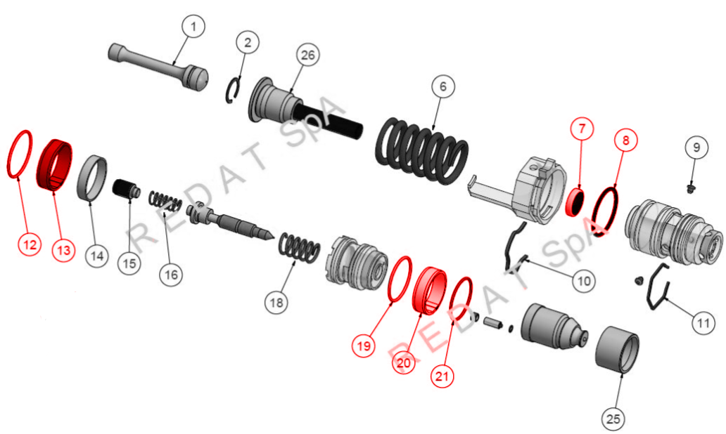 Esploded Cummins ISX / QSX