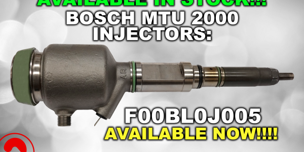 Bosch MTU 2000 injector: Availble in stock!