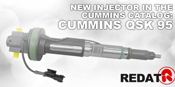 New injector in the Cummins catalog: Cummins QSK 95