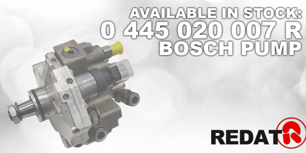 AVAILABLE IN STOCK: 0 445 020 007 R BOSCH PUMPS REMAN