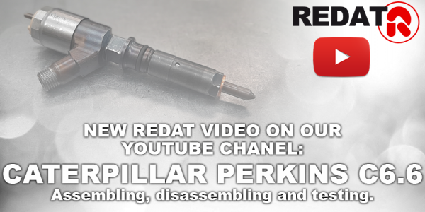 Premiére nuovo video Redat: Iniettori Caterpillar Perkins C6.6