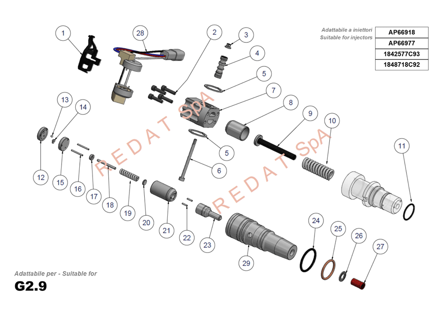 G2.9 INJECTORS