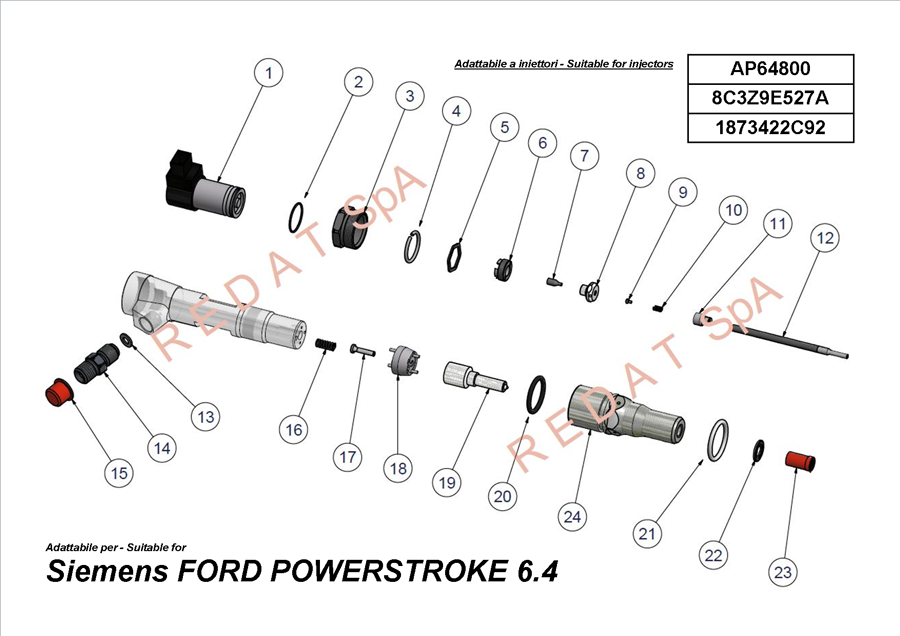 SIEMENS FORD POWERSTROKE 6.4